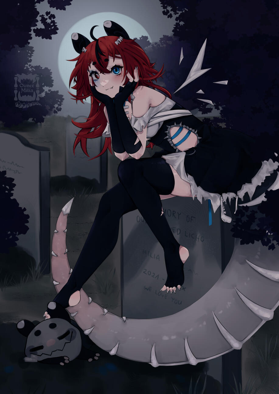 [ graveyard milia ] commission, 2024