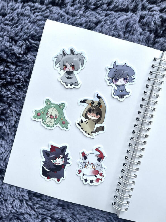 [ pkmn gijinka stickers ]