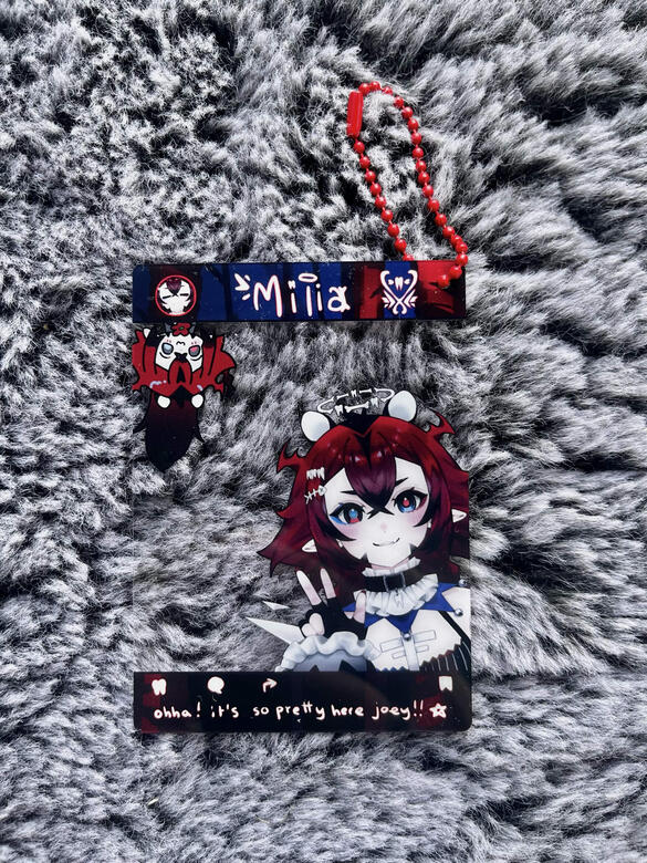 [ milia photocard charm ]